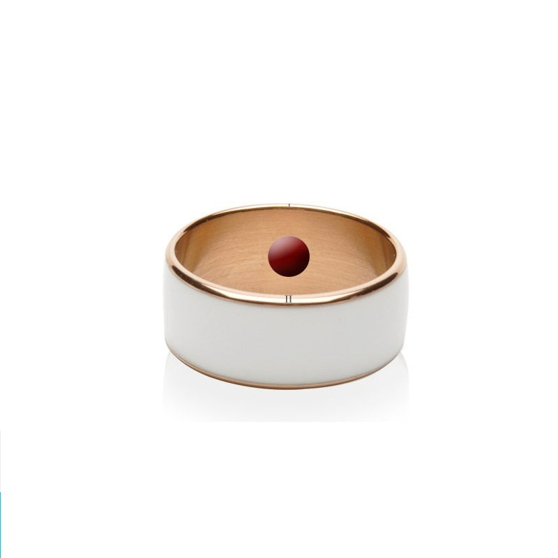 detech Smart Ring Wearable Device Multifunctional Black High-tech
