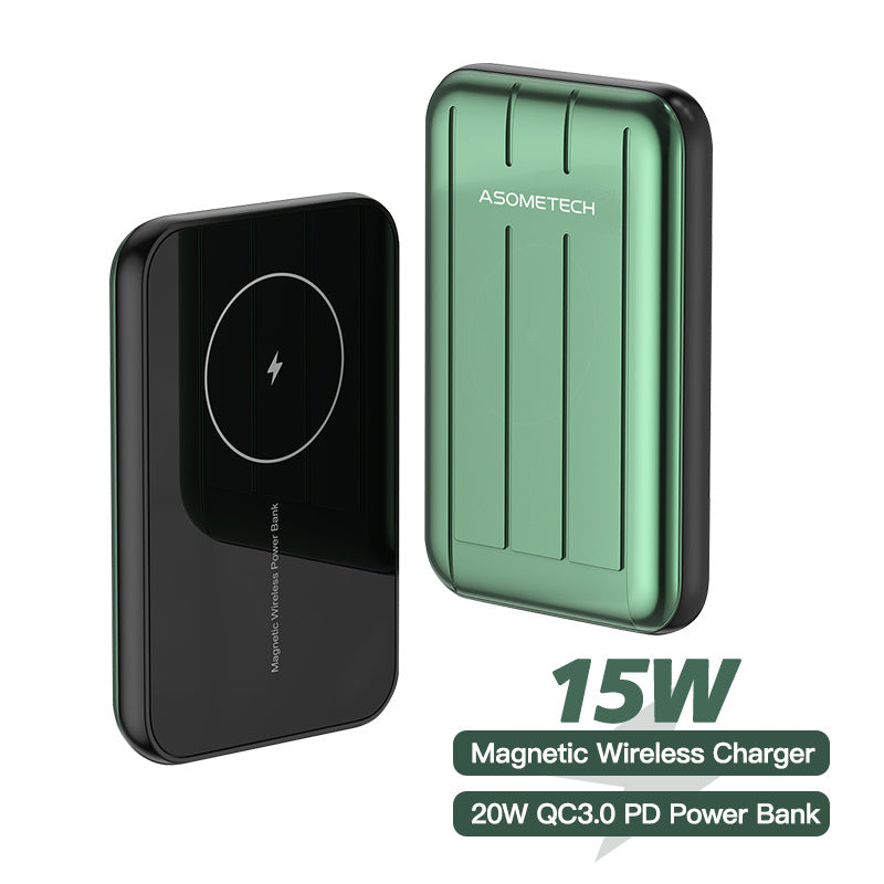 detech Wireless Charger Magnetic Power Bank 5000mAh Powerbank