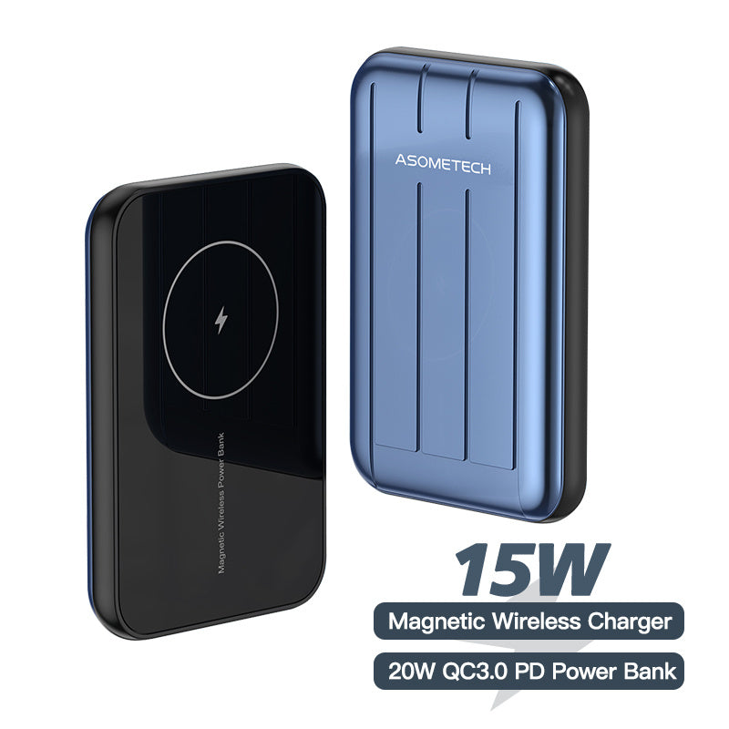 detech Wireless Charger Magnetic Power Bank 5000mAh Powerbank