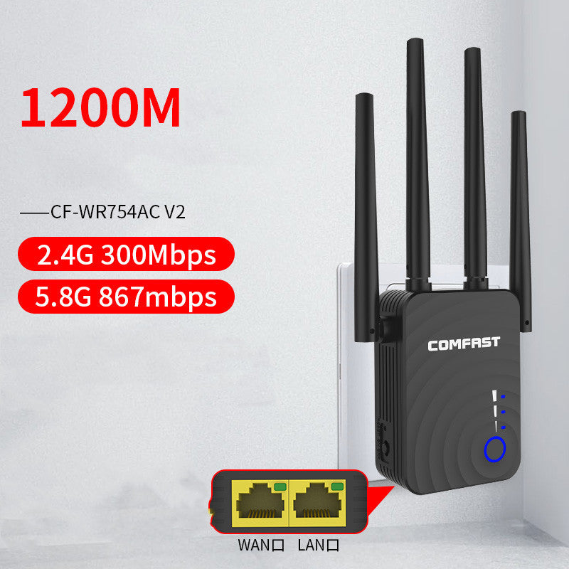detech One Machine, Three-Purpose Home WIFI Signal Amplifier, Wireless Network Enhancer, Dual-Band Gigabit Router Extender, WIFI Signal Enhancement Amplifier, TV Network