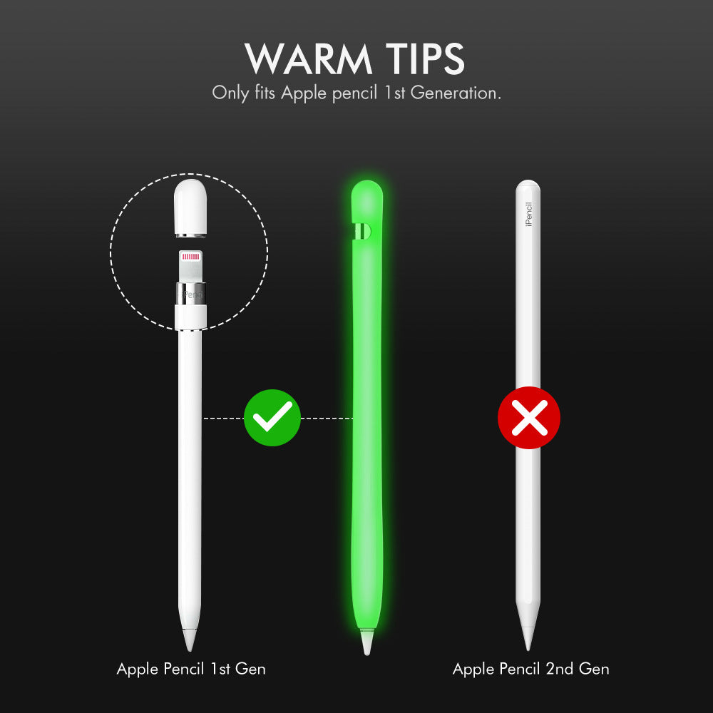 detech Pen Sleeve Luminous Silicone Color Accessories Universal