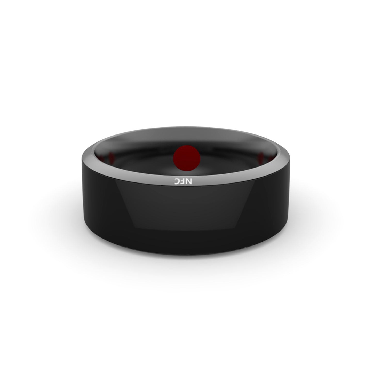 detech Smart Ring Wearable Device Multifunctional Black High-tech