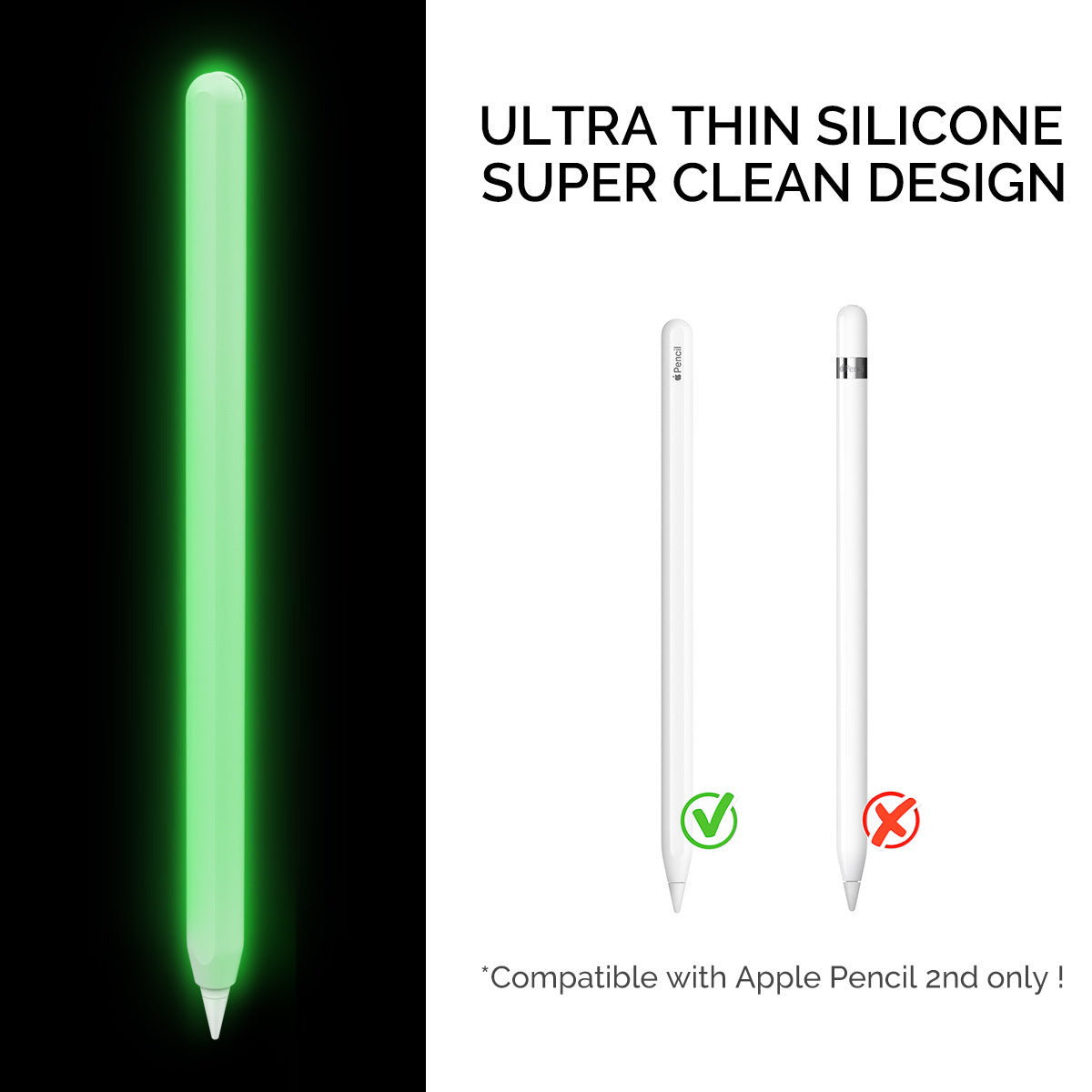 detech Pen Sleeve Luminous Silicone Color Accessories Universal