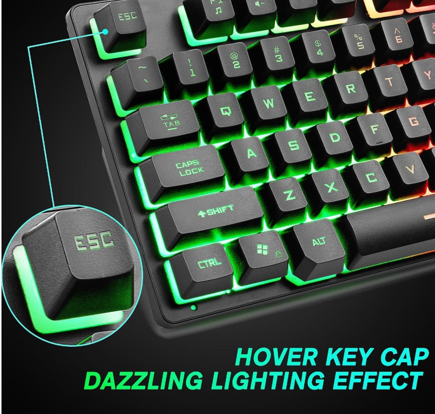 detech Games Mechanical Keyboard Notebook Keyboard