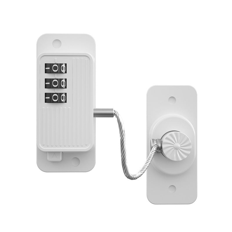 detech Children's Window Lock Refrigerator Password Lock Window Security Lock Limit Positioning Combination Lock Lock Child Safety Lock