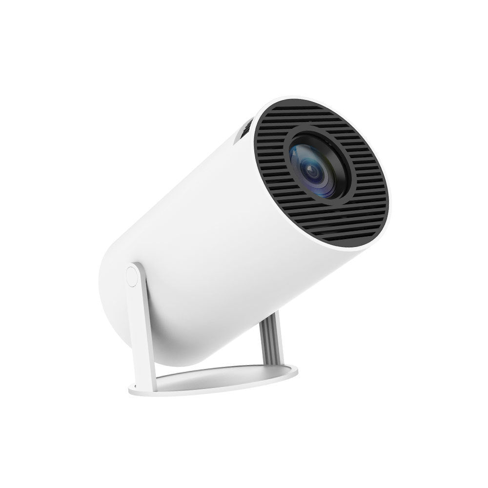 detech Portable Projector Small Straight Projector For Home Use 180 Degrees Projection Angle Automatic Focus Home Video Projector