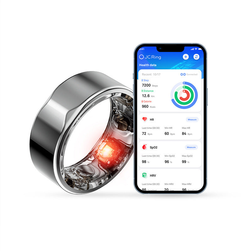 detech 2301A Smart Health Ring Sleep Heart Rate Fitness Tracker