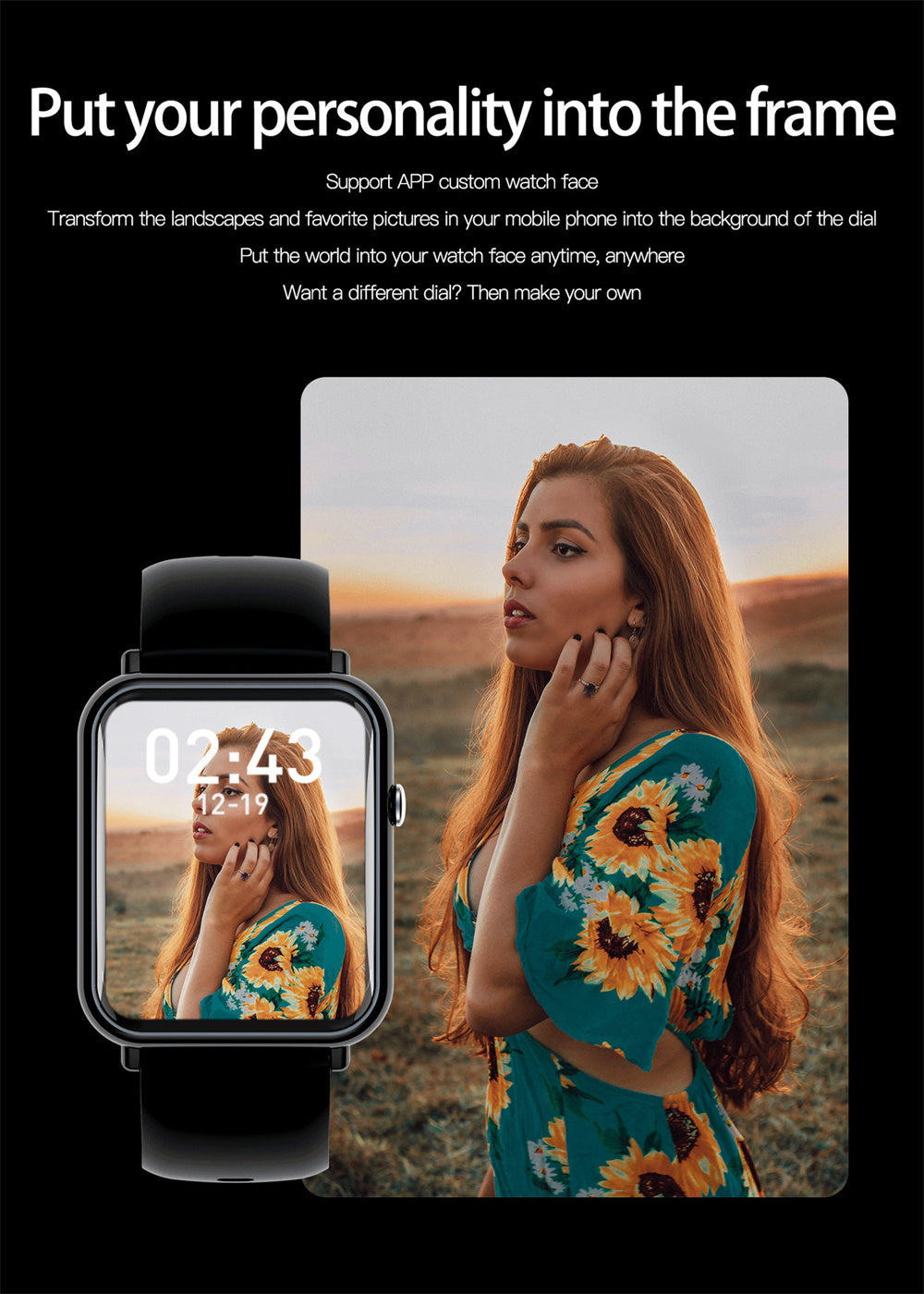 detech Smart waterproof watch