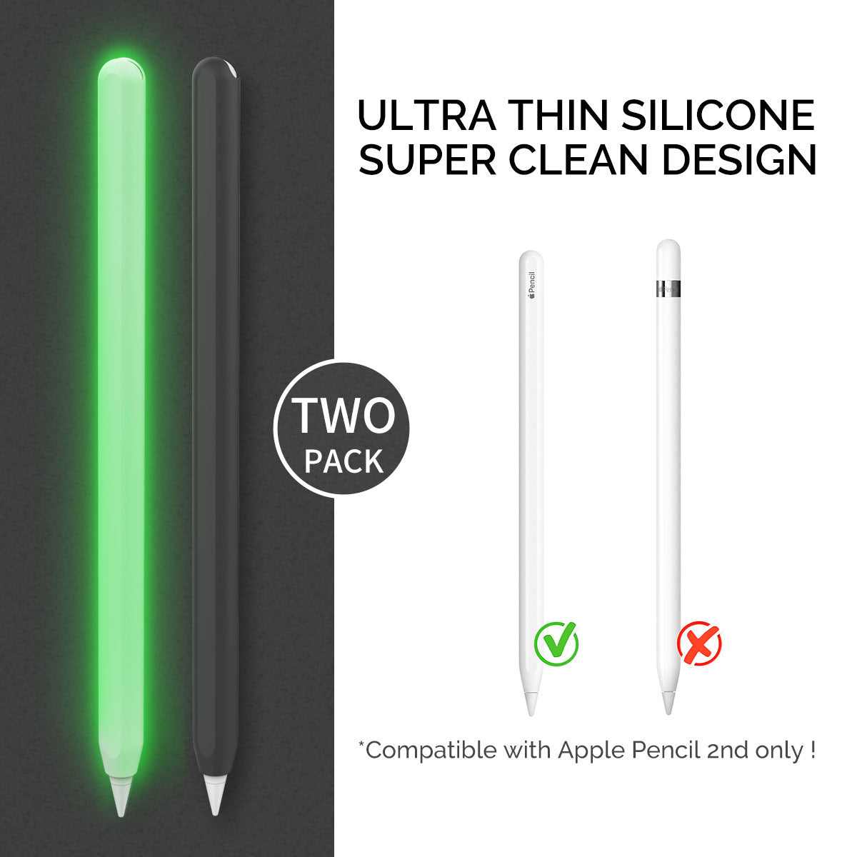 detech Pen Sleeve Luminous Silicone Color Accessories Universal