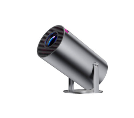 detech Portable Projector Small Straight Projector For Home Use 180 Degrees Projection Angle Automatic Focus Home Video Projector