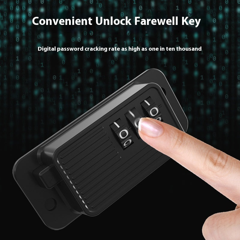 detech Children's Window Lock Refrigerator Password Lock Window Security Lock Limit Positioning Combination Lock Lock Child Safety Lock