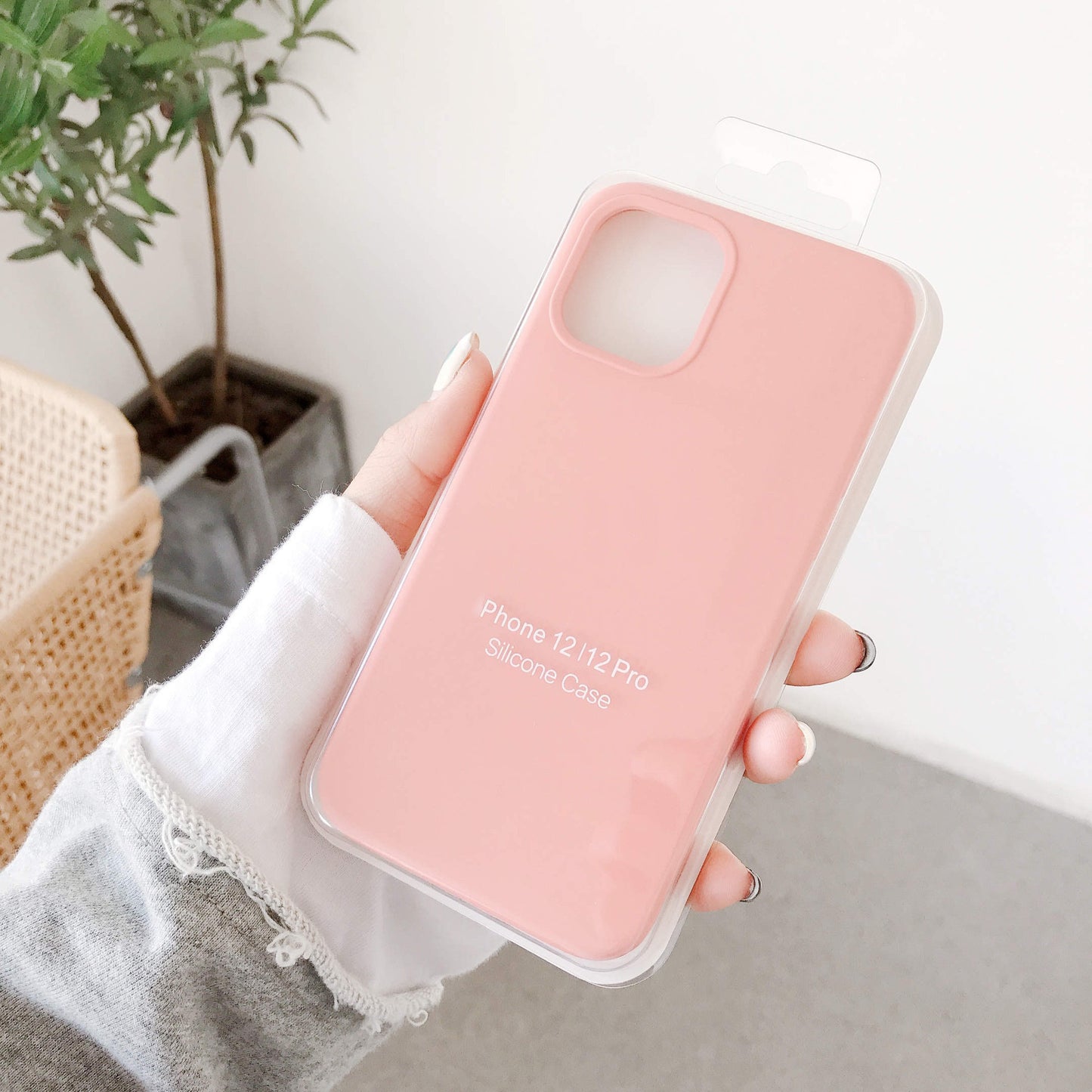 detech Liquid Silicone Mobile Phone Case Accessories Full Package Box
